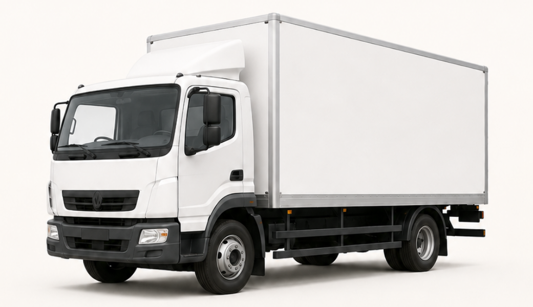 Rigid-sided commercial truck