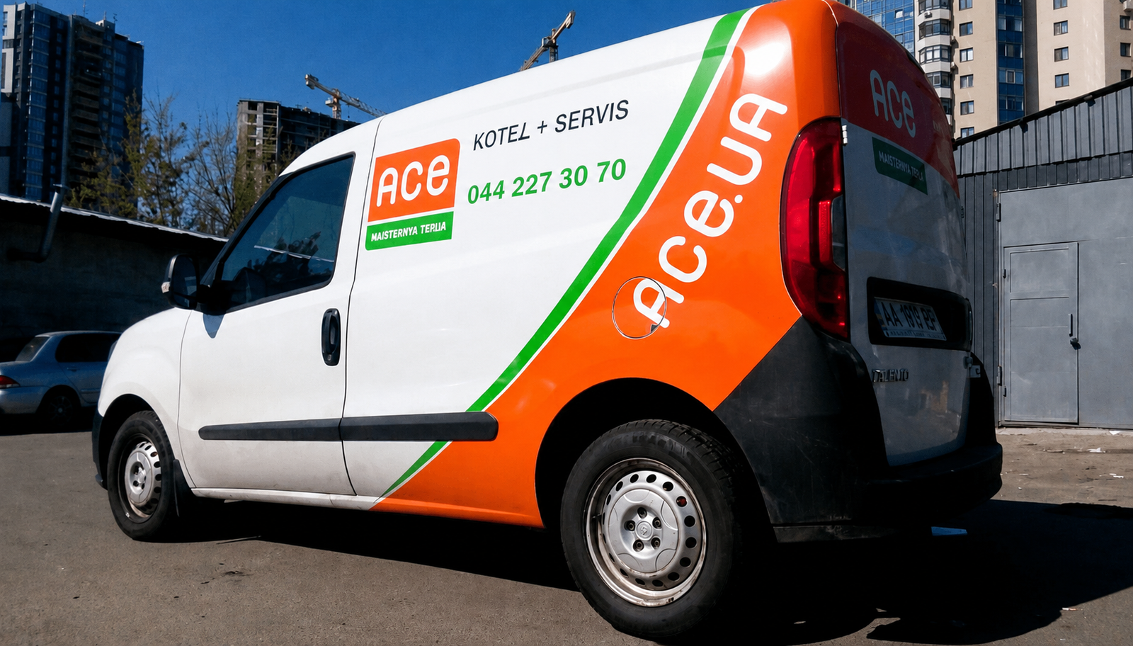 Vehicle wrap design for ACE — project by WRAPKIT