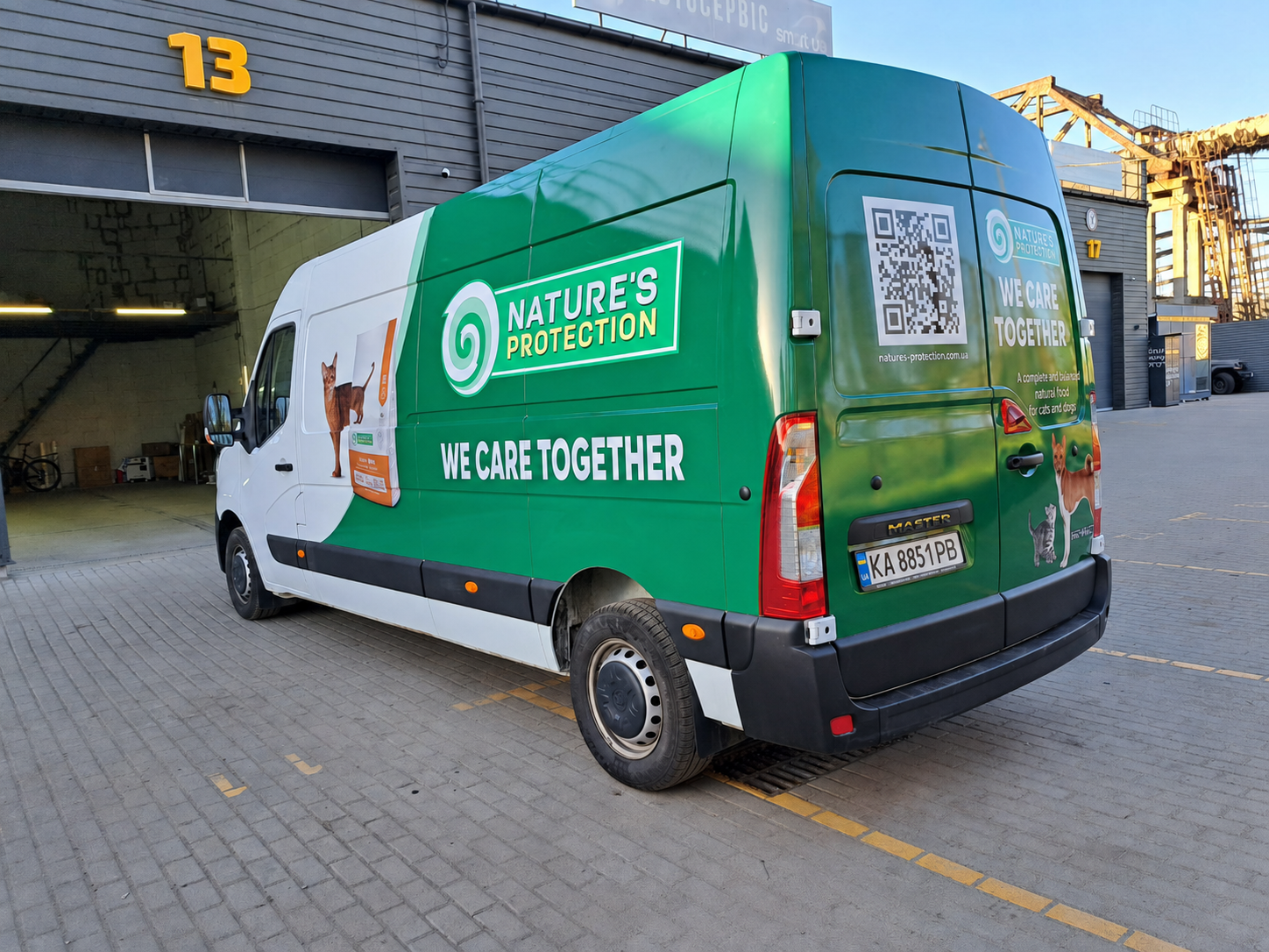 Vehicle wrap design for Natures — project by WRAPKIT
