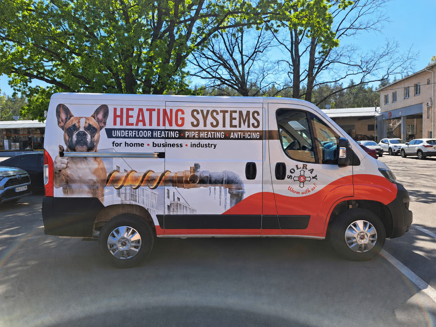 Vehicle wrap design for System — project by WRAPKIT