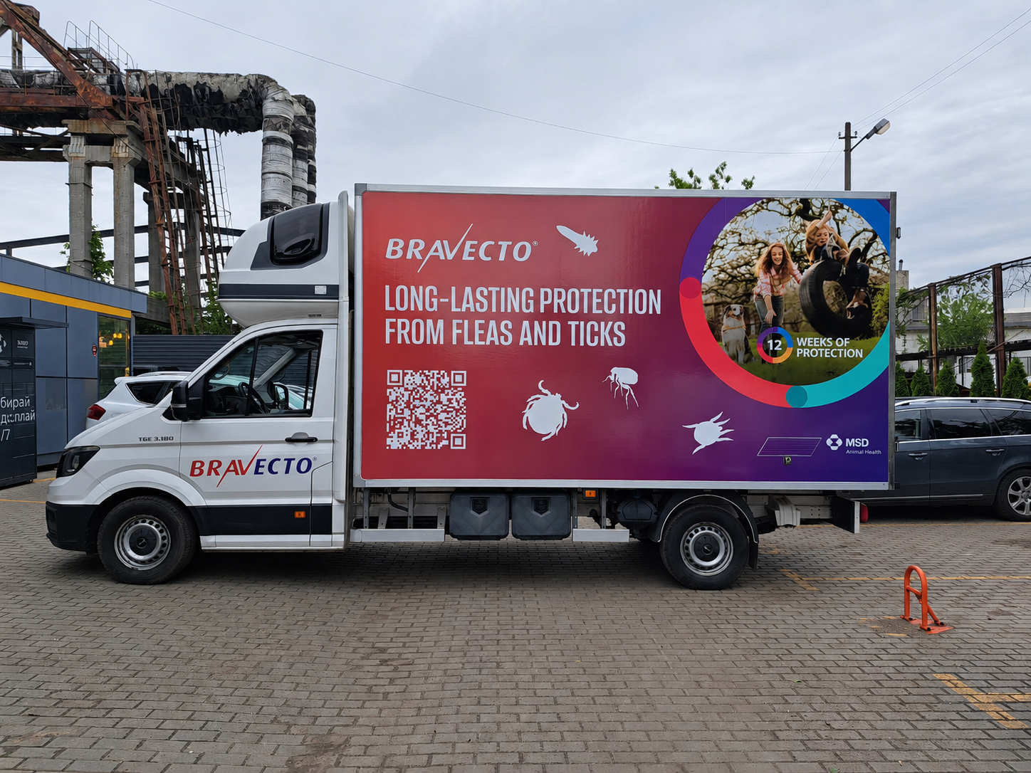 Vehicle wrap design for bravekto — project by WRAPKIT