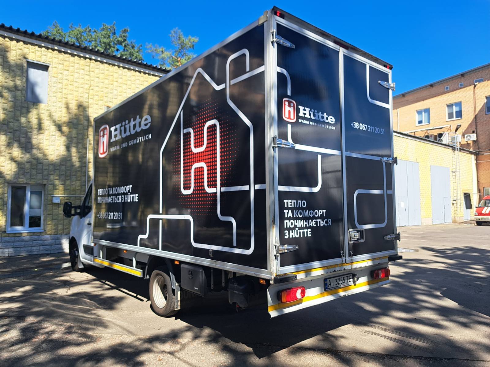 Vehicle wrap design for hutte — project by WRAPKIT