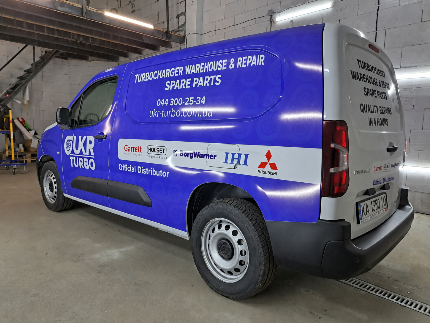 Vehicle wrap design for ukrturbo — project by WRAPKIT
